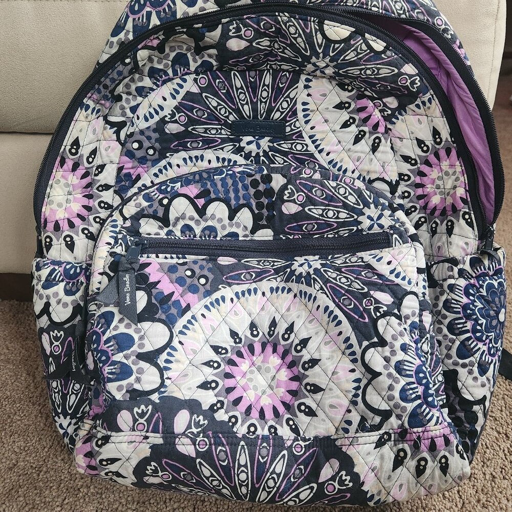 Vera Bradley Essential Backpack in Mimosa Medallion